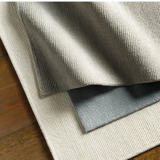 Crowe Wool Light Beige Area Rug 6x9