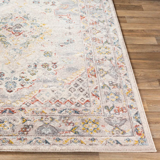 Tapis rond Flatiron Oriental Gris 2 m