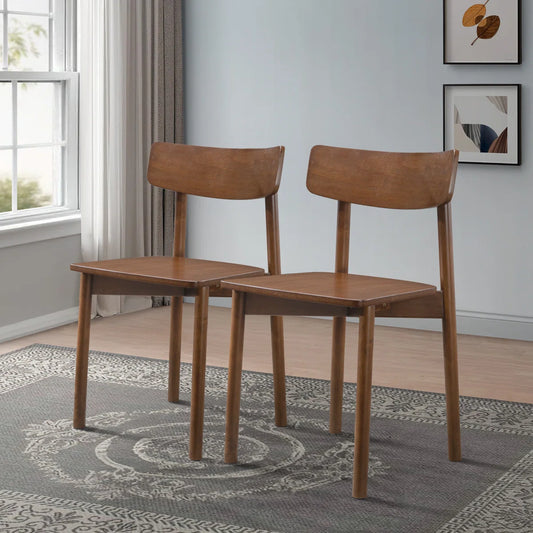 Bresee Solid Wood Side Chair Dining Chair SET OF 2