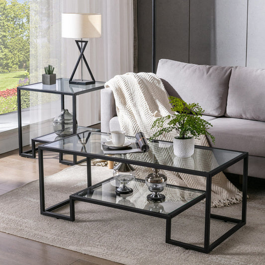 Stansberry Frame Coffee Table with Storage