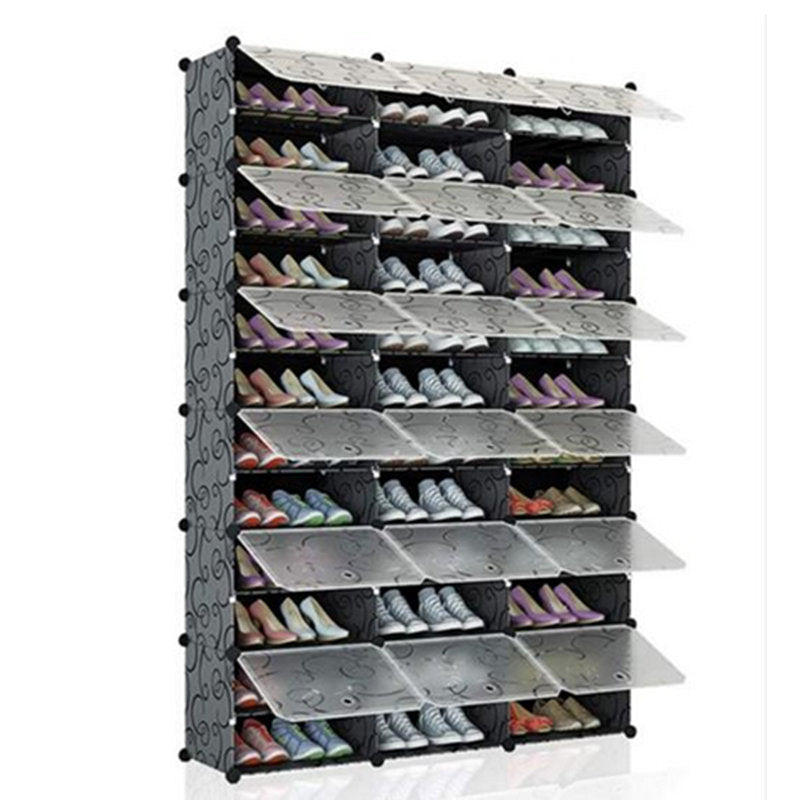 72 Pair Stackable Shoe Storage Cabinet