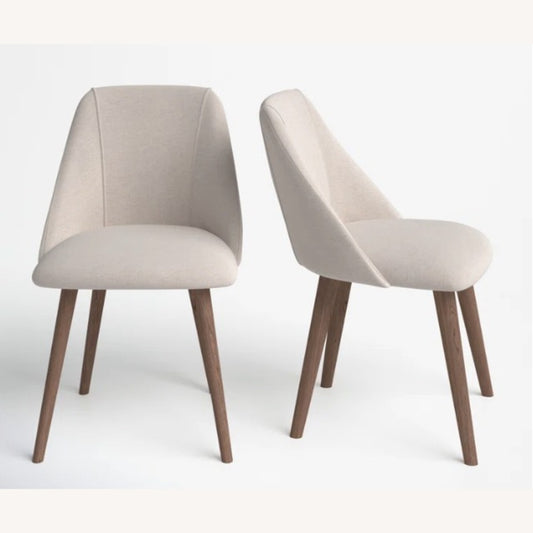 Jace Upholstered Dining Chair Skinish Beige Color ( set of 2 Chairs)