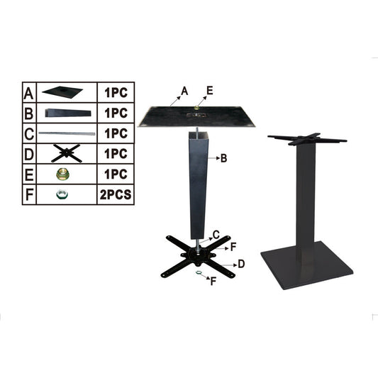 Calvin 28,34" Pied piédestal lourd/Table en marbre/Petite maison