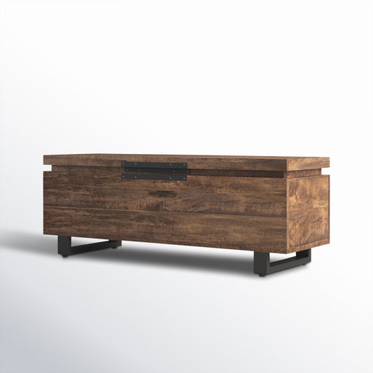 Coffre de rangement Grayson en bois massif