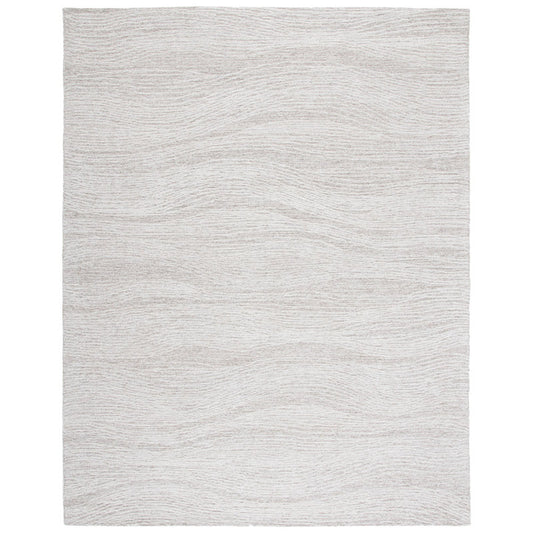 Tapis abstrait Aldwell en laine et coton indiens tuftés à la main avec latex, 3 m x 4,25 m