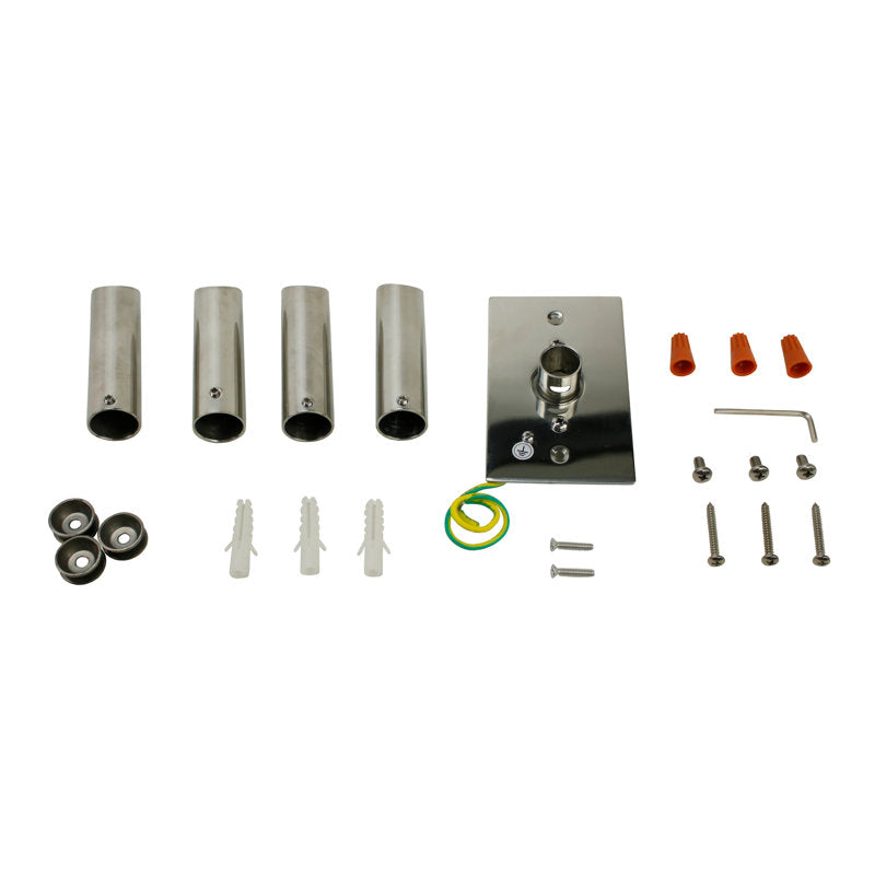 Porte-serviettes chauffants argentés