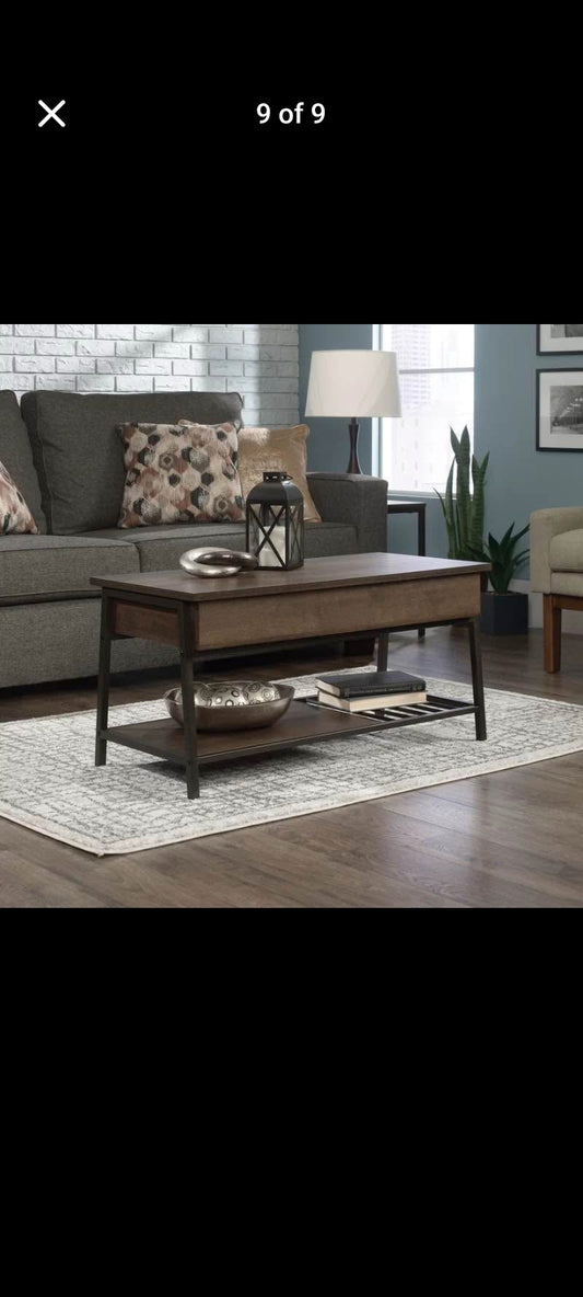 Haneline Lift Top 4 Legs Coffee Table with Storage