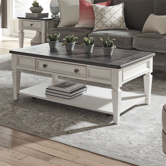 Table basse rectangulaire Colburn avec rangement