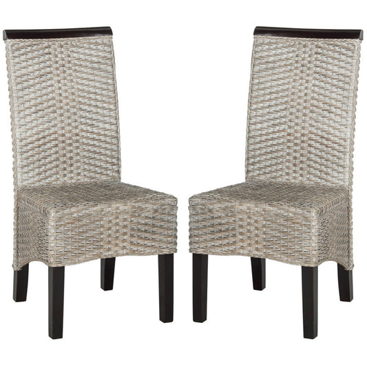 Chaise d'appoint en pin de 18,8'' H (lot de 2)