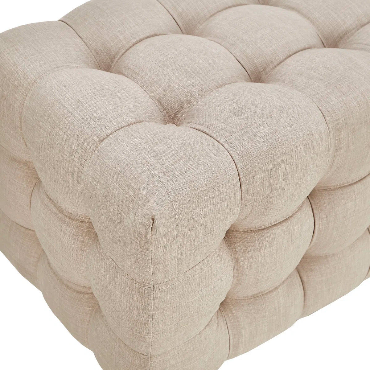 Linen Upholstered Bench