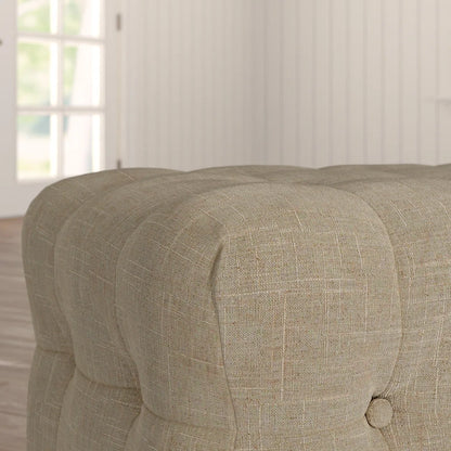 Linen Upholstered Bench