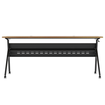 Commercial Nesting Flip Training Table With Steel Frame And Y-Legs