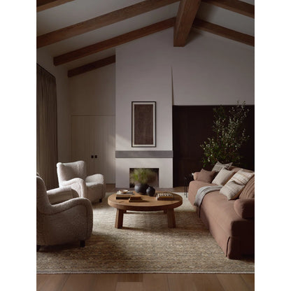 Amber Lewis x Loloi Molly Denim / Gold Area Rug 11 ft 6 in x 15 ft 6 in