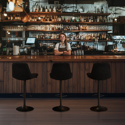 Hitoshi Adjustable Height Counter & Bar Stool