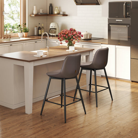 Ensemble de 2 tabourets de bar de hauteur comptoir (hauteur d'assise de 28 pouces)