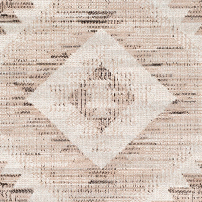 Hiller Distressed Southwestern Tan/Black Area Rug 7.10" x 10ft 2 inch