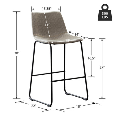 Daves 27.55" Bar & Counter Stool