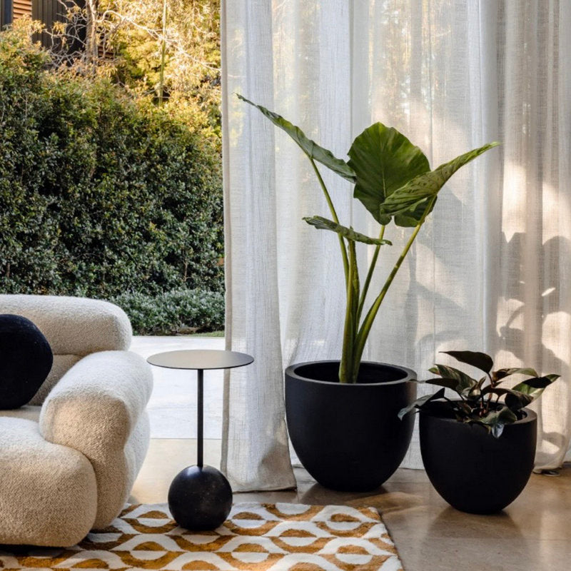Dorlis Fiberstone Pot Planter black