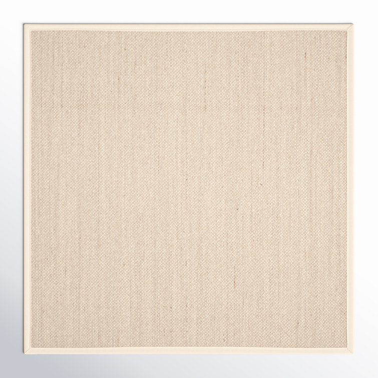 Marbled jute / sisal carpet / Torbin beige 5ft Square