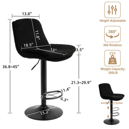 Hitoshi Adjustable Height Counter & Bar Stool