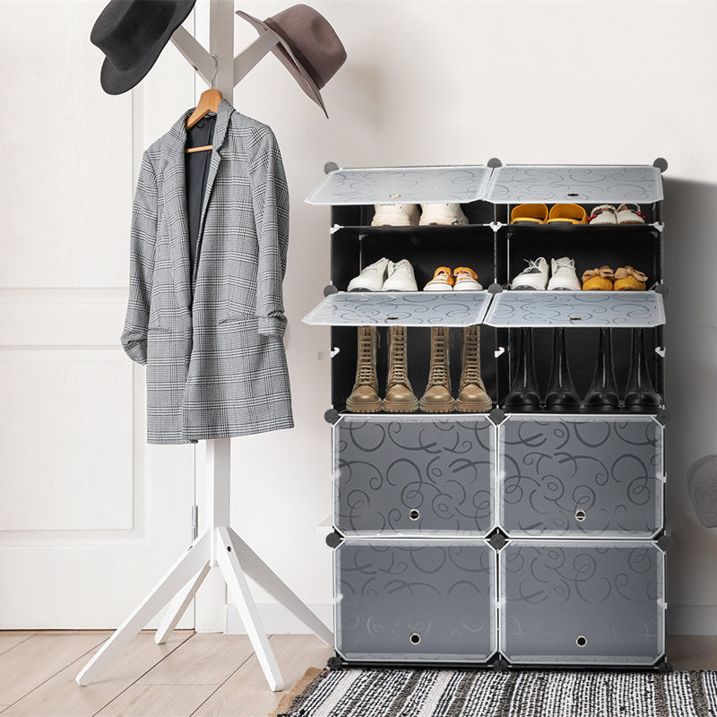 72 Pair Stackable Shoe Storage Cabinet