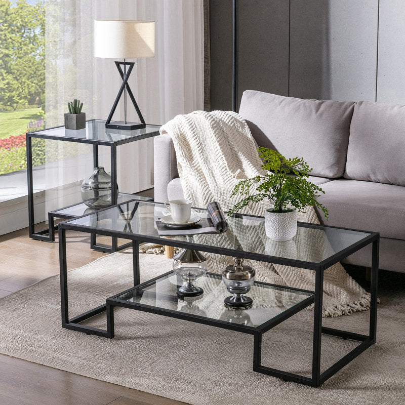 Stansberry Frame Coffee Table with Storage