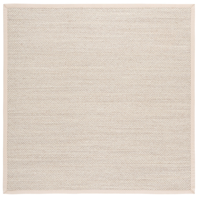 Marbled jute / sisal carpet / Torbin beige 5ft Square