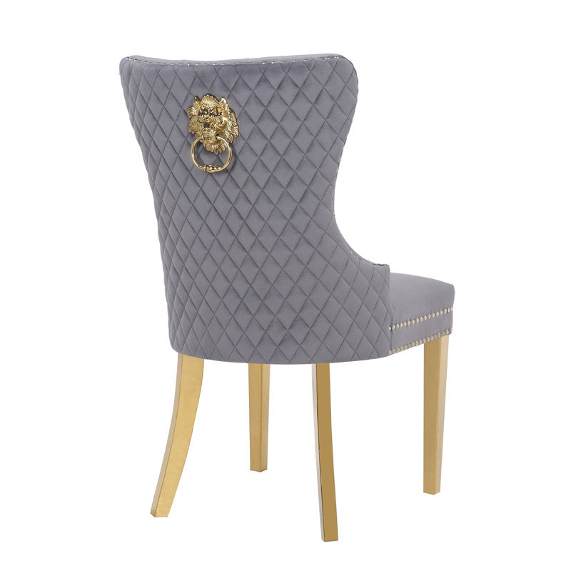 Camie Tufted Velvet Upholstered Side Chair