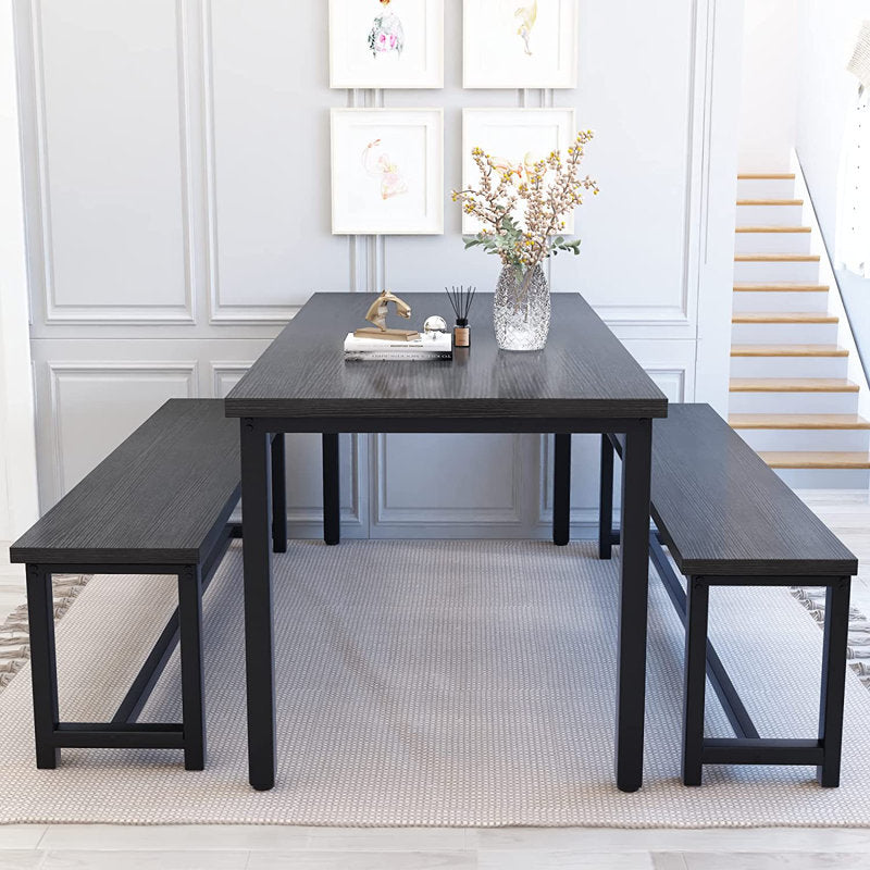 Kaihlani 4 - Person Dining Set (47in.L Table) Black