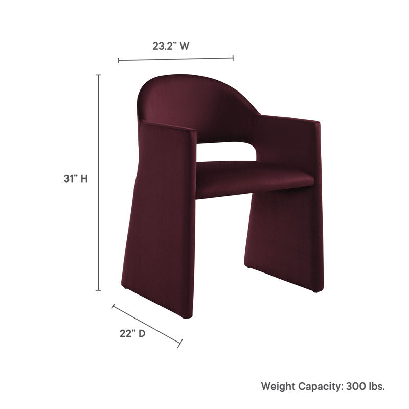 Talia Performance Velvet Dining Chair
