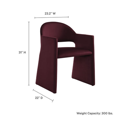 Talia Performance Velvet Dining Chair