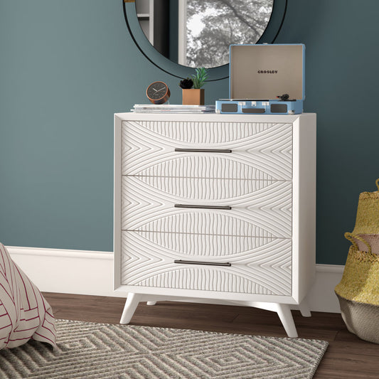 Commode Tranquility Small Chest, blanche, 30'' L 3