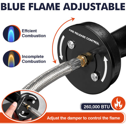 Heavy-duty Propane Heater Outdoor Cooker 275000 BTU