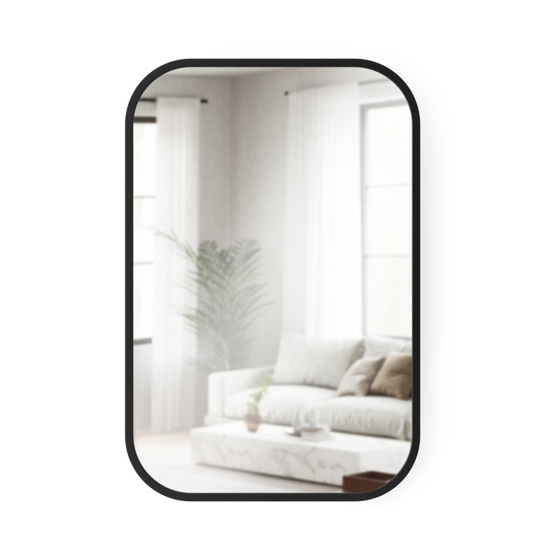Hub Modern Accent Mirror— Black 24x36