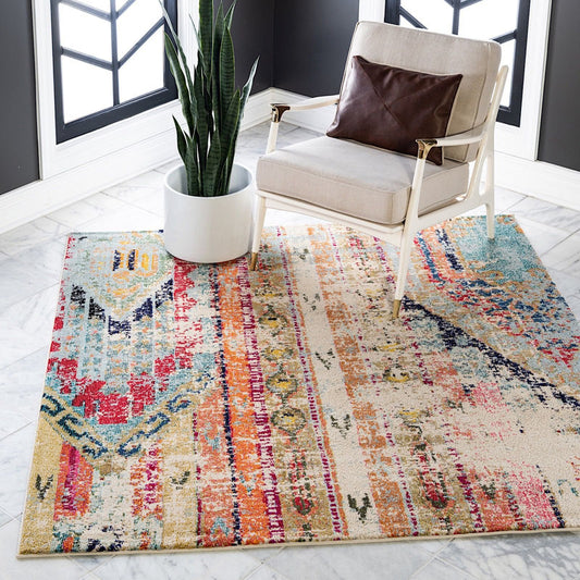 Tapis Newburyport style sud-ouest, 8 x 10 pieds