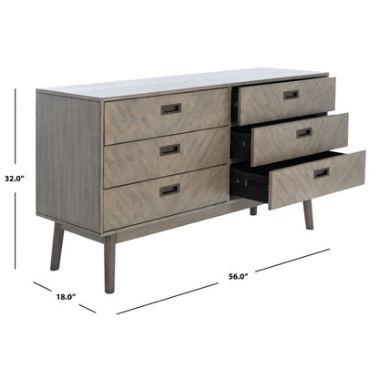 Lykke 6 Drawer 56'' W Double Dresser