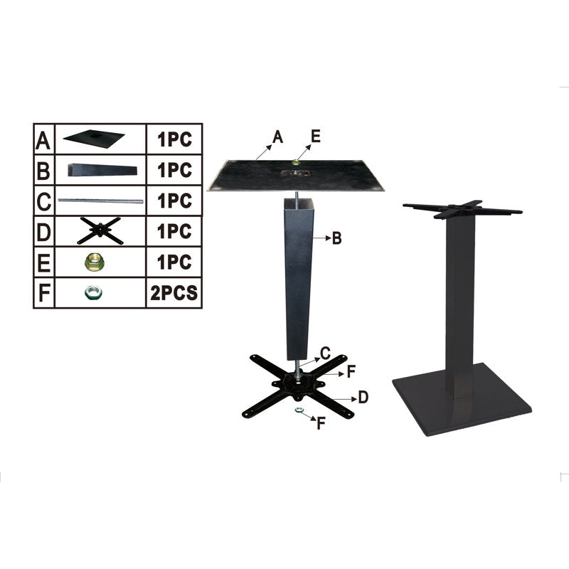 Calvin 28.34" Heavy Pedestal Base/Marble Table/Tiny Space House