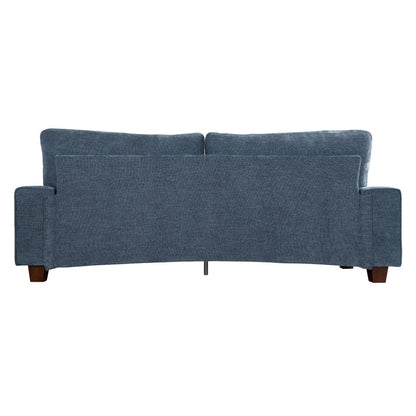 Karlita 71.5"" Chenille Sofa Square Arms Sofa Modern Style Loveseat With 2 Toss Pillows