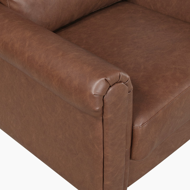 Kulik 79" Faux Leather Sofa with Modern & Contemporary Design