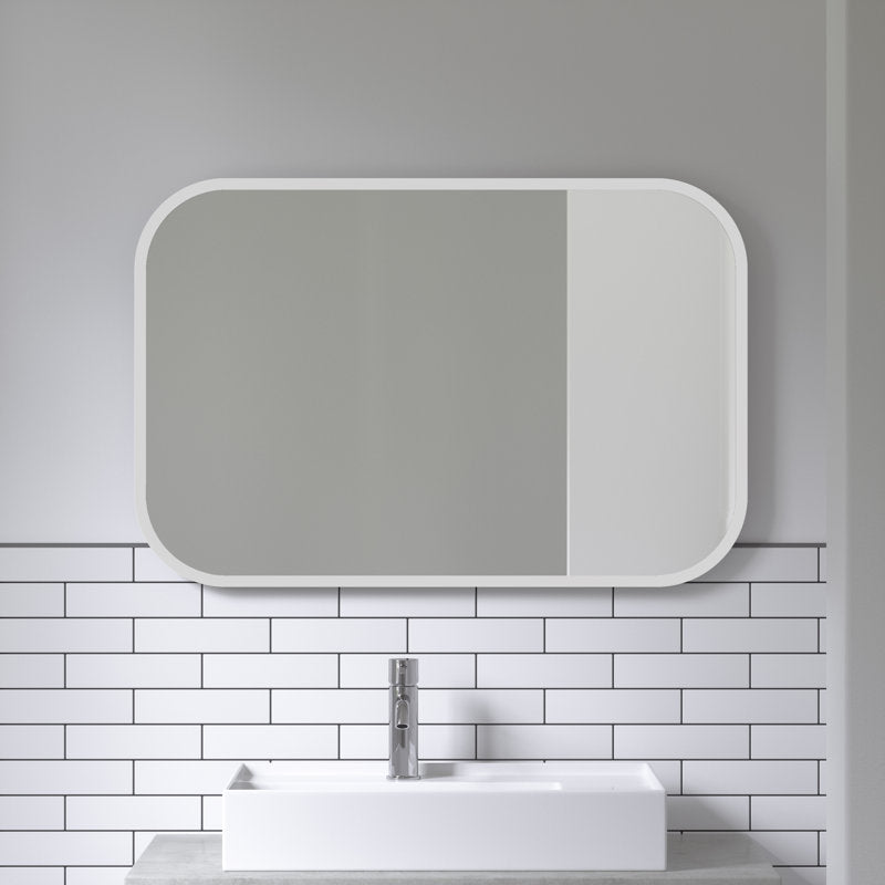 Hub Modern Accent Mirror— Black 24x36