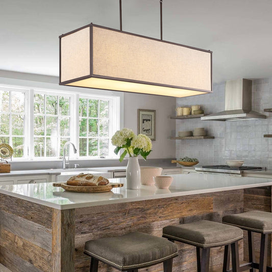 Amberson 4 - Light Square / Rectangle Pendant