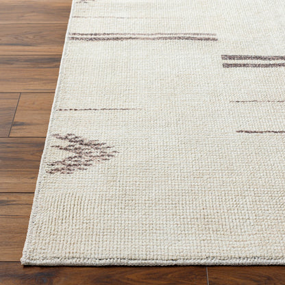 Becki Owens x Livabliss Modern Scandi Boho Beige Colored Area Rug 6’7” x 9’ ft