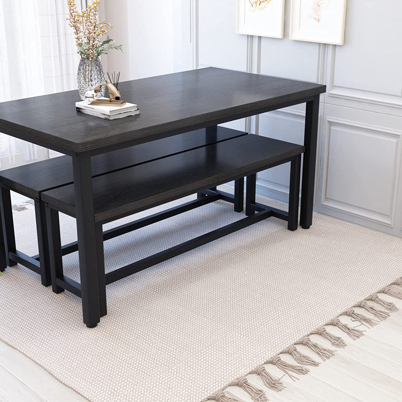 Kaihlani 4 - Person Dining Set (47in.L Table) Black