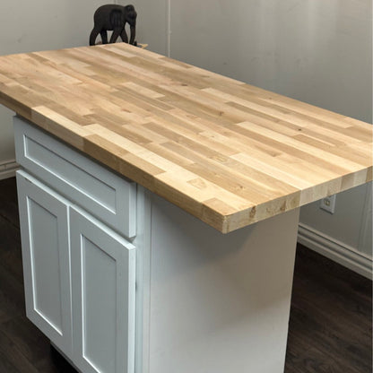 Alder Butcher Block Top Wooden Workbench 74x39