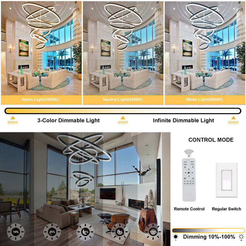 Divo LED Geometric Chandelier