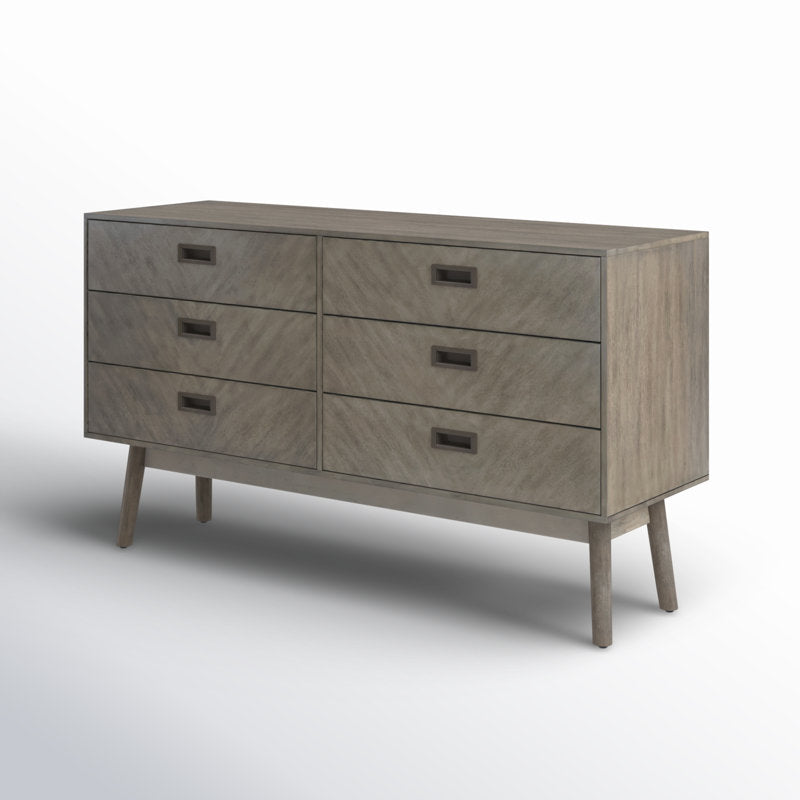 Lykke 6 Drawer 56'' W Double Dresser