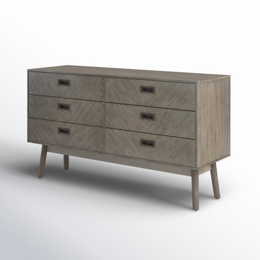 Lykke 6 Drawer 56'' W Double Dresser