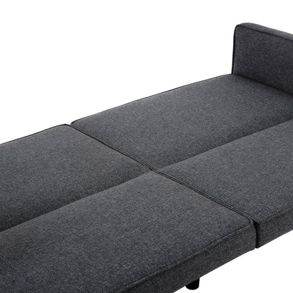 Futon Sofa Bed Convertible Sectional Sleeper Couch, Loveseat Bed With Tapered Legs For Living Room, Study, Dorm, Office