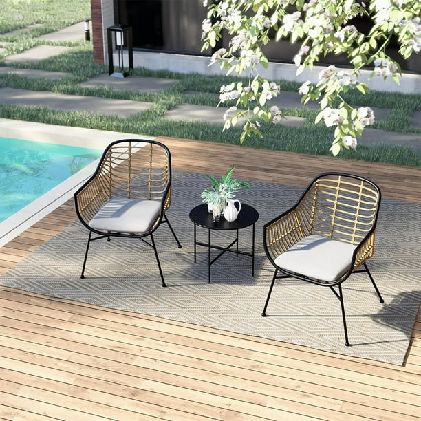 2 - Person Outdoor Seating Group with Cushions