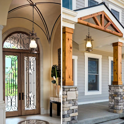 Rosalie Black 1 - Bulb 20.5 H Outdoor Adjustable Hanging Lantern